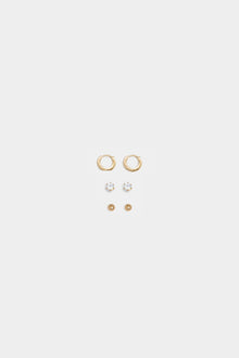  Clara 18k Gold Earring Set