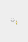 Rune Gold Silver Twist Hoop