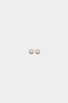  Alverta 18k Gold Stud Earring in 3mm