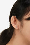 Fflur 18k Gold Silver Stud Earring