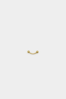  Basic Gold Earring (Curved Barbell)