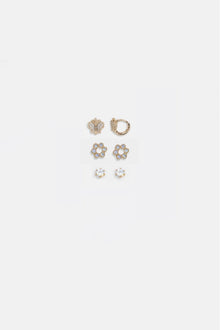  Alyne 18k Gold Earring Set